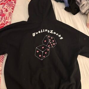 Black DA Clothes Hoodie